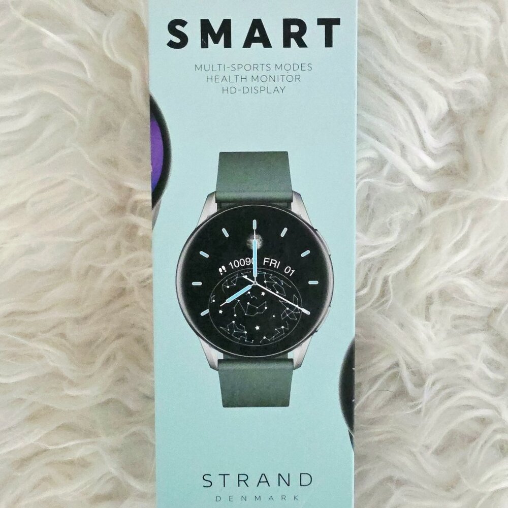 NIB Strand by Obaku SMART Watch (S740) - Grey Silicon Strap